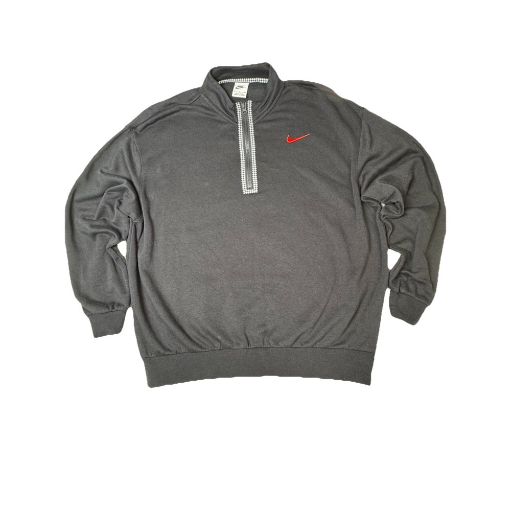 Womens Nike Sportswear Icon Clash Half-Zip Pullover Black size Small, Oversized